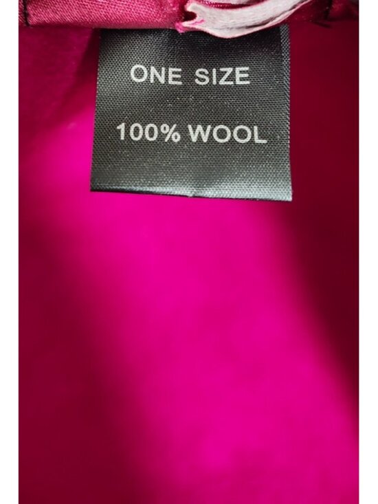Adora Women’s Fuchsia 100% Wool Cloche Hat Flower One Size Vintage Style main image 5